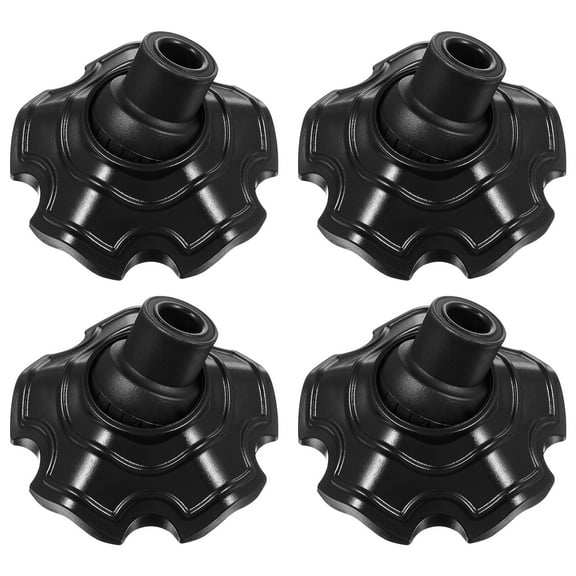 4 Pcs Anti-sag Footmuffs Chair Mud Feet Camping Table Outdoor Chairs Office Black