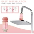 thumbnail image 2 of JJEAN-Vitamin C Shower Filter for Hard Water, Aromatherapy Softener Purifier, AromaTherapy,Easy Installation,Brighter Skin & Hair, Chlorine Free, Suitable for any shower head (Roses), 2 of 2