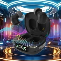 Bluetooth Headphones Earbuds, InsCrazy In-Ear Bluetooth Headphones Long Life Noise Cancellation Lossless Sound Panoramic Sound Effect Comfortable to Wear