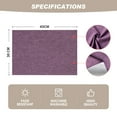 thumbnail image 5 of Sm:)e Purple Placemats 12 x 18 Inch Set of 4, Seasonal Washable Kitchen Dining Table Decoration for Home Party, 5 of 7