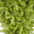 thumbnail image 2 of Vickerman 7.5' Lime Upside Down Artificial Christmas Tree, Clear Dura-lit Incandescent Lights, 2 of 2