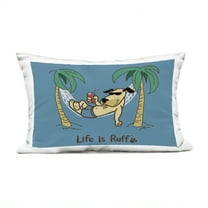 Stupell Industries Tropical Dog on Hammock Design by LIR Outdoor Printed Pillow