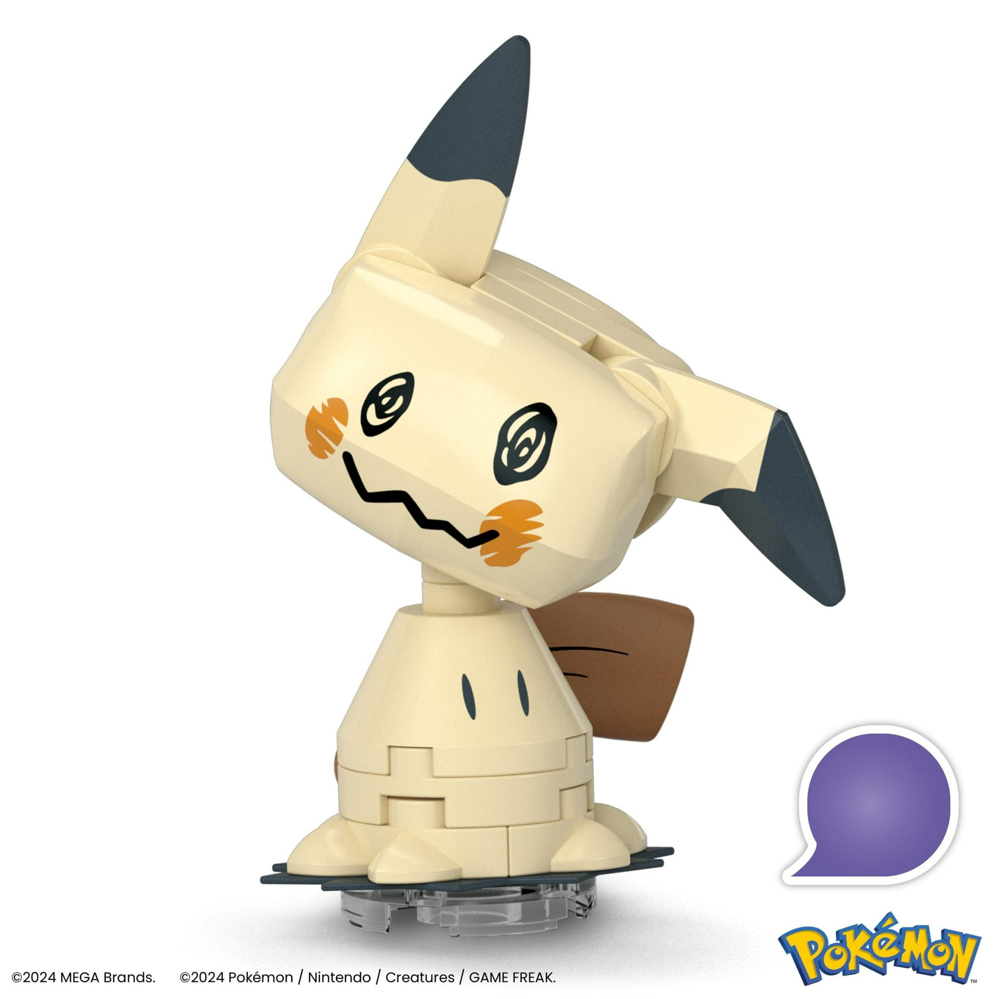 MEGA Pokémon Mimikyu Building Toy Kit, Poseable Action Figure (19 Pieces) for Kids