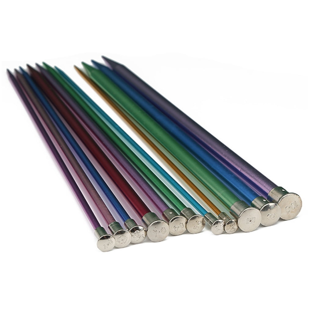 Geemin Weaving Needle, Coloured Metal Knitting Needle, Aluminium Knitting Needle Set