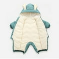 thumbnail image 4 of Utlike Boys Jacket Outwear Deer Hooded Romper Jumpsuit Baby Jacket Coat Winter Ear Thick Boys Daily Wear Jackets Softness Size 12 Months-18 Months, 4 of 7