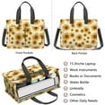 thumbnail image 2 of Canvas Tote Bag for Women with Compartments, Large Cute Sunflower Teacher Student Shoulder Bag Nurse Purses Crossbody Bags Work Laptop Book Bag Satchels Handbags, 2 of 6