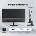 thumbnail image 4 of KTC 27 Inch QHD Computer Monitor 100Hz, Up to 120Hz, IPS Panel, 2K 1440P PC Gaming Monitor for Home Office, Adaptive-Sync Support, HDR10, Tilt Adjustable, H27D9, 4 of 20