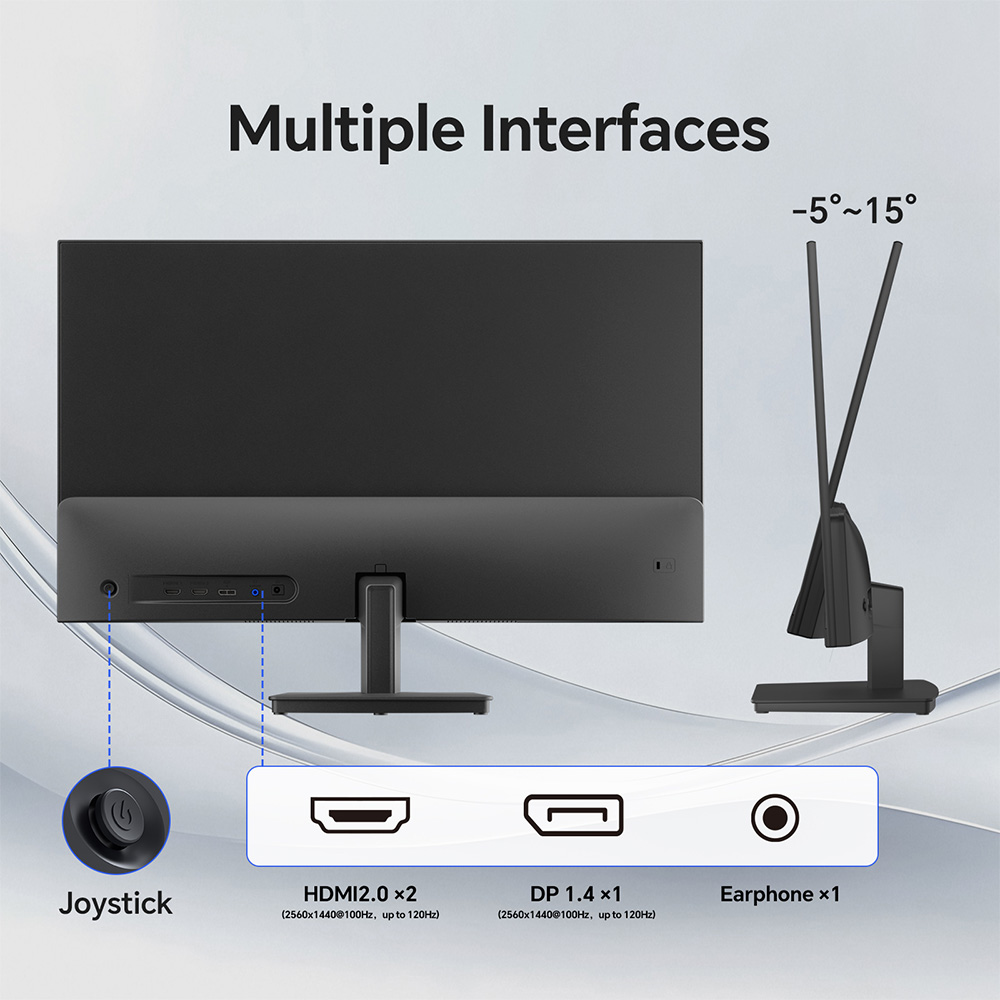 KTC 27" QHD 120Hz Gaming Monitor with IPS Panel photo 3