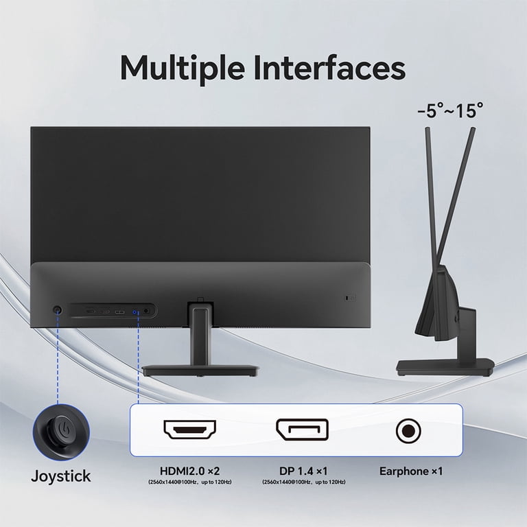 KTC, Computer Monitor, 27 Inch, QHD, 1440P, 100Hz, IPS Panel