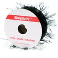 thumbnail image 4 of Simplicity Trim, Black 1 1/4 inch Elastic Tulle Fringe Trim Great for Apparel, Home Decorating, and Crafts, 1 Yard, 1 Each, 4 of 6