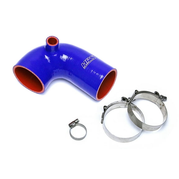 HPS Blue Reinforced Silicone Post MAF Air Intake Hose Kit Compatible for Mazda 06-08 MX-5 Miata NC1, 57-1493-BLUE