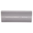 thumbnail image 1 of Carcasa SSD, Carcasa SSD De aleación De Aluminio Chip JMS581D Plug And Play De Hasta 10 Gbps M.2 Nvme PCIE NGFF Para 2260 Para 2230, 1 of 7