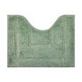 thumbnail image 6 of Ultra Soft Bathroom Floor Mat U-Shaped Contour Mat for Toilet Base, High Water Absorbent Thickened Shower Rug, Non-Slip Comfort Foot Mat for Bathroom Floor, Quick Dry Home Bath Mat, 20*16in, Green, 6 of 7