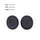 thumbnail image 4 of Matsuzay Almohadillas para los oídos, 2 uds., funda de protección auditiva de cuero con cancelación de ruido, reemplazo para 45h Relojes inteligentes Negro, 4 of 6