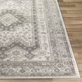 thumbnail image 3 of Monte Carlo MNC-2337 7'10" x 10'2" Area Rug in Light Gray/Charcoal/White, 3 of 5