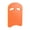 Orange, variant on PBIYXQC Swim Kick Board, with Hand Grips High-Density Lightweight EVA Swimming Training Float Board for Pool Exercise Pink