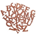 thumbnail image 3 of SHISUYAN Wood Alphabet Letters for DIY Creative Crafts Perfect for Parties and Decor Coffee Color 26 Pieces, 3 of 8