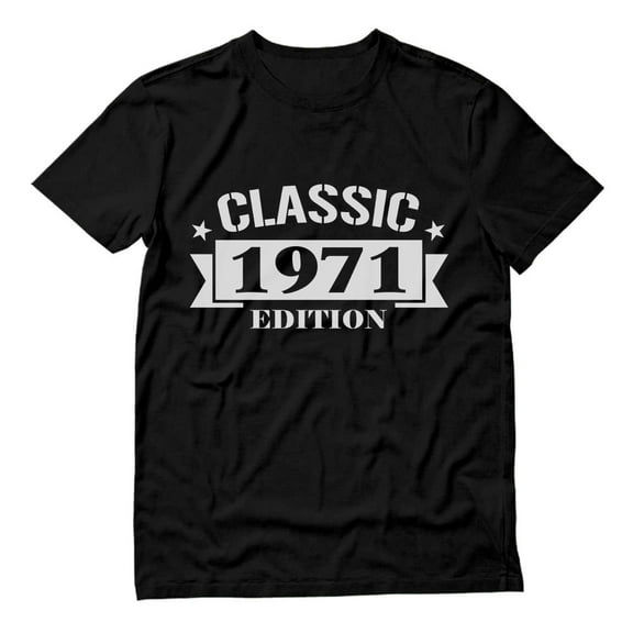 Tstars Mens 50th Birthday Gift Birthday Gift for 50 Year Old Shirt 1971 Classic Edition Graphic Tee Birthday Party Birthday Shirts for Men T Shirt