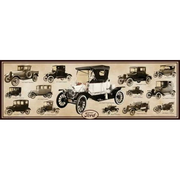 Ford - Model T Poster (36 x 12)