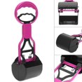 thumbnail image 4 of Mango largo Mandíbula Poop Scoop Pet Dog Cat Pooper Scooper Cleaner (Rose Red) Tmvgtek Oficina Multiescena Multifunción, 4 of 6