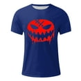 thumbnail image 4 of Blusas y camisas de manga corta y cuello redondo para hombre. Blusas/camisetas de manga corta con cuello redondo y estampado de Halloween para hombre. Blusa para hombre., 4 of 4