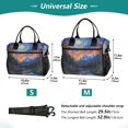 thumbnail image 4 of FORMRS Insulated Lunch Bag Unisex Large Capacity with Shoulder Strap, Mountains and Forests, 4 of 6