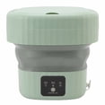 thumbnail image 2 of Mini Electric Washer, Portable Folding Washing Machine 6L 12V 100-240V  For Underwear Green EU Plug, 2 of 8
