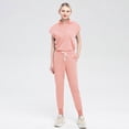thumbnail image 1 of Conjunto de ropa de lavado de manos de manga corta, ropa quirúrgica elástica de verano de secado rápido, ropa de trabajo de médico de salón de belleza femenino, ropa de mano con cepillo de enfermera, 1 of 6