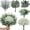 Baby Breath Flowers-120, variant on 6 Kinds Mixed Eucalyptus Leaves Stems Bulk Artificial Silver Dollar Leaves Picks Dried Eucalyptus Bundle Faux Spray for Wedding Vase Bouquet Decor
