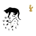thumbnail image 1 of Reloj colgante silencioso de gato con movimiento silencioso y figura de pollo, decoración Feng Shui para sala de estar, comedor, , escuel, 1 of 8