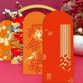 thumbnail image 3 of Flmtop 6Pcs Red Envelopes with Blessing Words Chinese Bunny 2023 Lunar New Year Money Red Packets Decor for Gift, 3 of 11