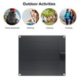 thumbnail image 3 of yeacher Chargeur Solaire Portable 15W avec Sortie USB & DC pour Usage Extérieur - Noir, Inclut Câble DC, Design Compact (320x275mm), 3 of 6