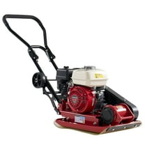 Jocisland 21" x 17" Plate Compactor, 5.5 HP Honda Engine with Compactor Pad, 5500 VPM 2922 lbs Compaction Force, Ideal for Asphalt, Walkways, Soil