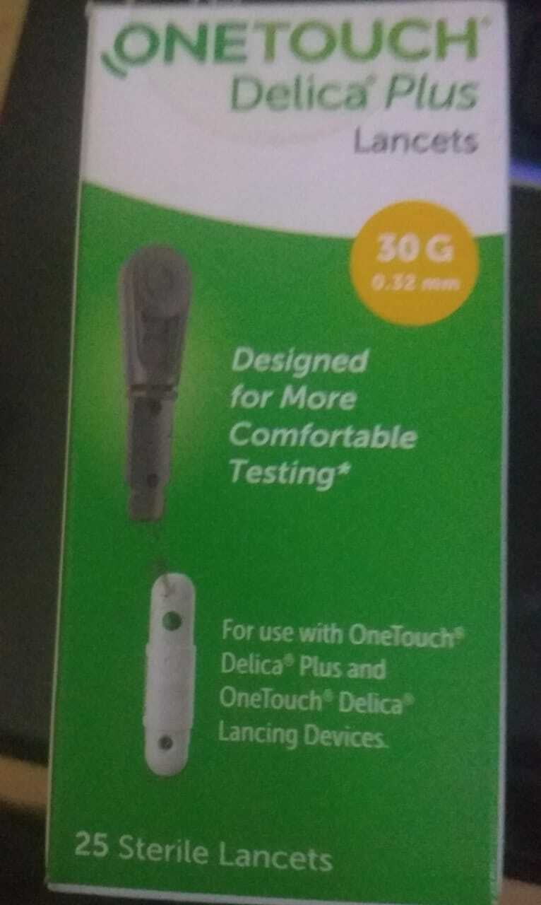 Delica Plus (30G,0.32 MM) 25 Sterile Lancets FREE SHIPPING