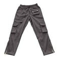 thumbnail image 4 of Men's Casual Cargo Pants High Elastic Waisted Stretch Joggers Fashion Baggy Jogger Pants with Pockets, 4 of 5