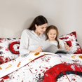 thumbnail image 5 of Feelyou Halloween Monogrammed 01, Initial G Letter Twin Comforter Sets, Horror Gothic Style Reversible Bedding Set, Super Cozy Room Decor, 2pcs, 5 of 8