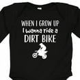 thumbnail image 4 of Inktastic Dirt Biking Motocross Future Dirt Biker Boys or Girls Long Sleeve Baby Bodysuit, 4 of 5