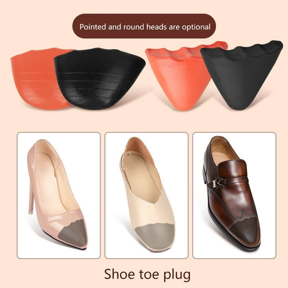 3 Pairs Pu Foam Toe Plug Insert for Men Women Soft Anti-wear Toe Filled Insole High Heels Pain Relief Protector Adjustable Half Size Pad