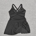 thumbnail image 5 of Daiosportswear Plus Size Women One Piece Swim Dress Tummy Control Swimsuits Twist Front Bathing Suit Body Shaping Swimwear,Swimwear for Women Black XXXXL(XXXXL), 5 of 7