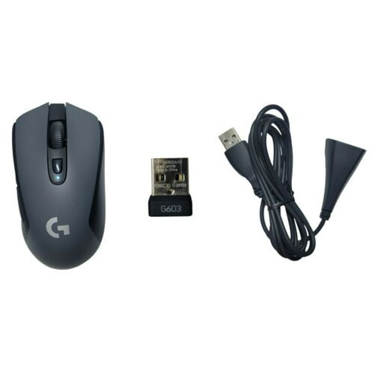 Trivial klodset klæde Logitech G603 LIGHTSPEED Wireless Gaming Mouse Bluetooth OR USB Receiver  WITH USB ADAPTER (OPEN BOX) - Walmart.com