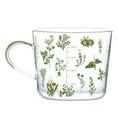 thumbnail image 4 of Taza de café grande BLESIY de cristal Transparente 500ml con escala para desayuno, 4 of 8