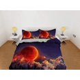 thumbnail image 2 of Luna Roja Juego de Funda Nórdica Galaxy Bedding, Space Bedding Set Full, Funda Nórdica, 2 of 4