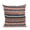 Red, variant on Plutus Brands Red, Blue Plutus Harmony Border Luxury Throw Pillow 20 in x 20in, Double Sided 20" x 20"