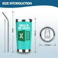 thumbnail image 3 of Excel Freak in The Sheets Coffee Mug,Accountant Gifts,20 Oz Insulated Stainless Steel Iced Coffee Spreadsheet Tumbler with Lid Straw and Brush, Novelty Gifts for Na,CPA,CFO, Coworkers, Boss,Women, 3 of 6