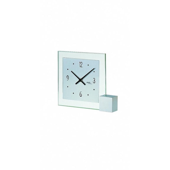 Modern clock with quartz movement from AMS AM T102