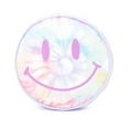 thumbnail image 2 of Justice Rainbow Spiral Smiley Silk Touch Fleece Throw and Decorative Pillow Set, 2 of 6
