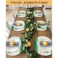 thumbnail image 4 of 13 Inch Round Placemats Set of 4, Saint Patrick's Day Non Slip Heat Insulation PP Table Mats, Luck Leaves Car Grey Wooden Plaid Washable Place Mats for Kitchen Dining Party Table Decor, 4 of 7