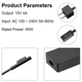 thumbnail image 4 of For Microsoft Surface Go 2, Laptop 2 3, Pro 3 4 5 6 Surface Adapter Charger 65W, 4 of 7