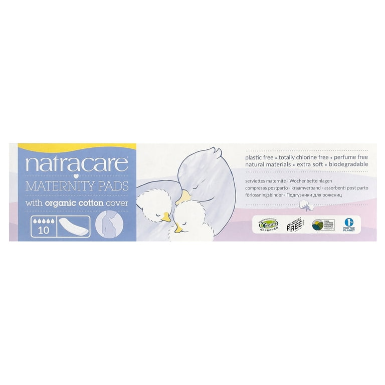 Natracare New Mother Natural Maternity Pads, 10 Ct