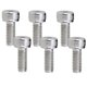 thumbnail image 5 of Tornillos de guitarra Baoblaze 6 piezas plata, 5 of 6